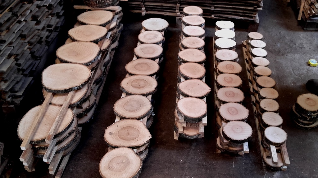 Rodajas de madera semiseca Woodna: Maderas Naturales